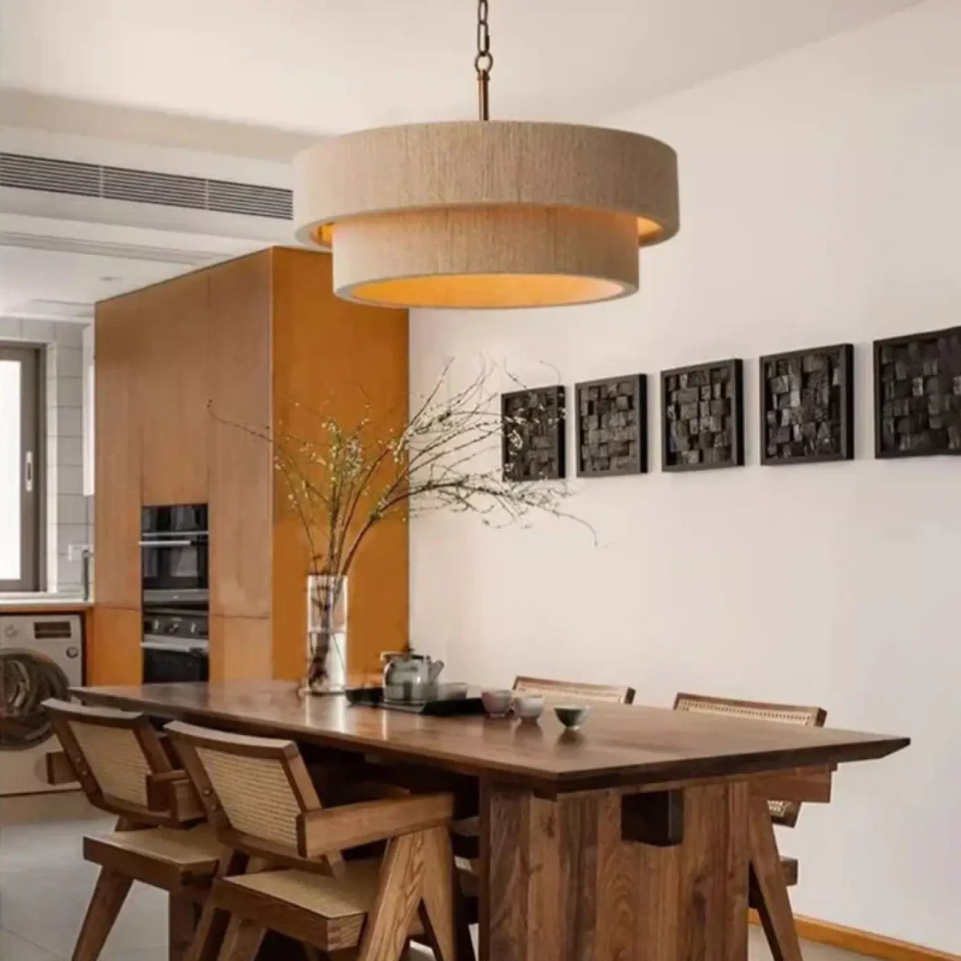 Suspension Luminaire Moderne en Tissu - Tilimo