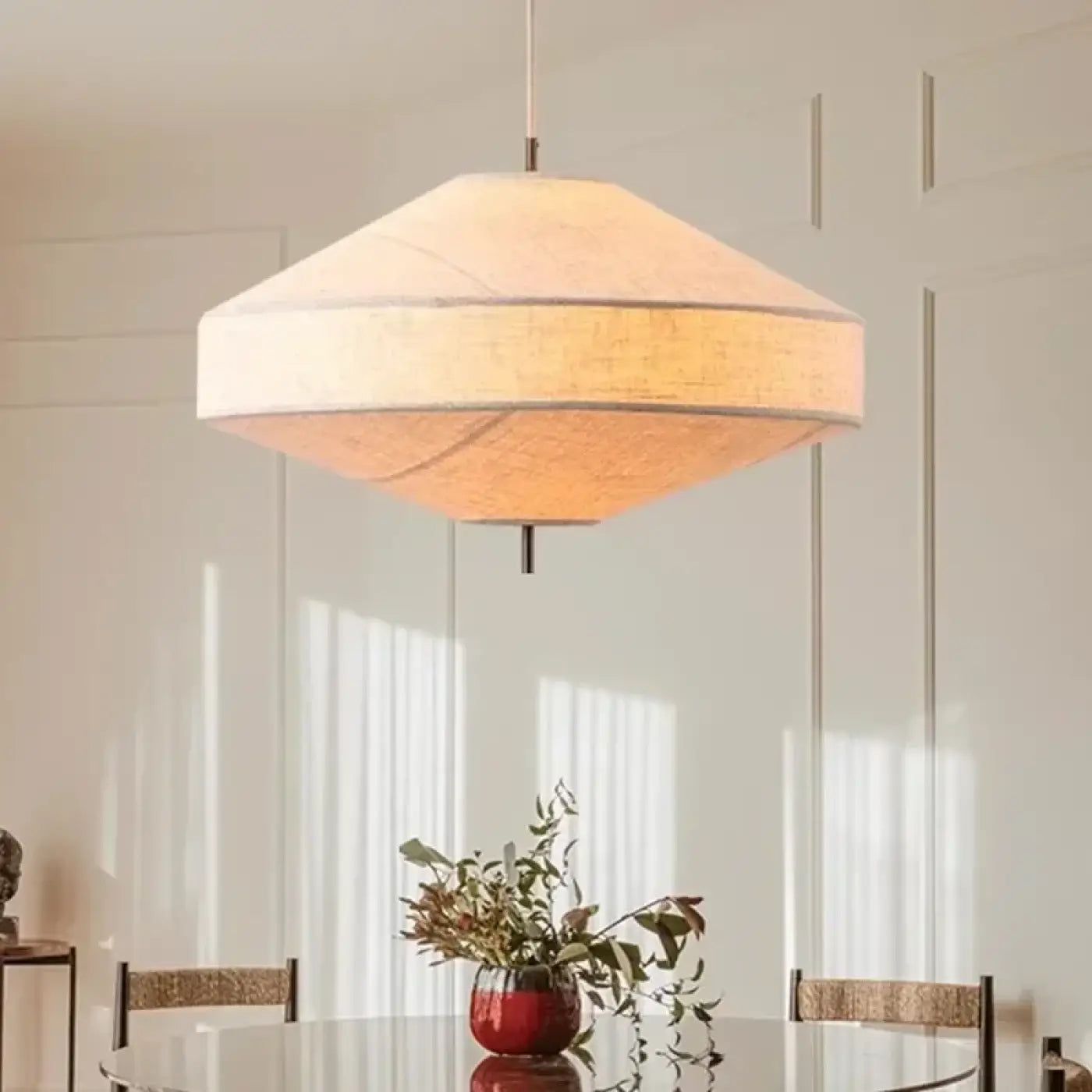 Suspension Luminaire Design en Tissu - Fouque
