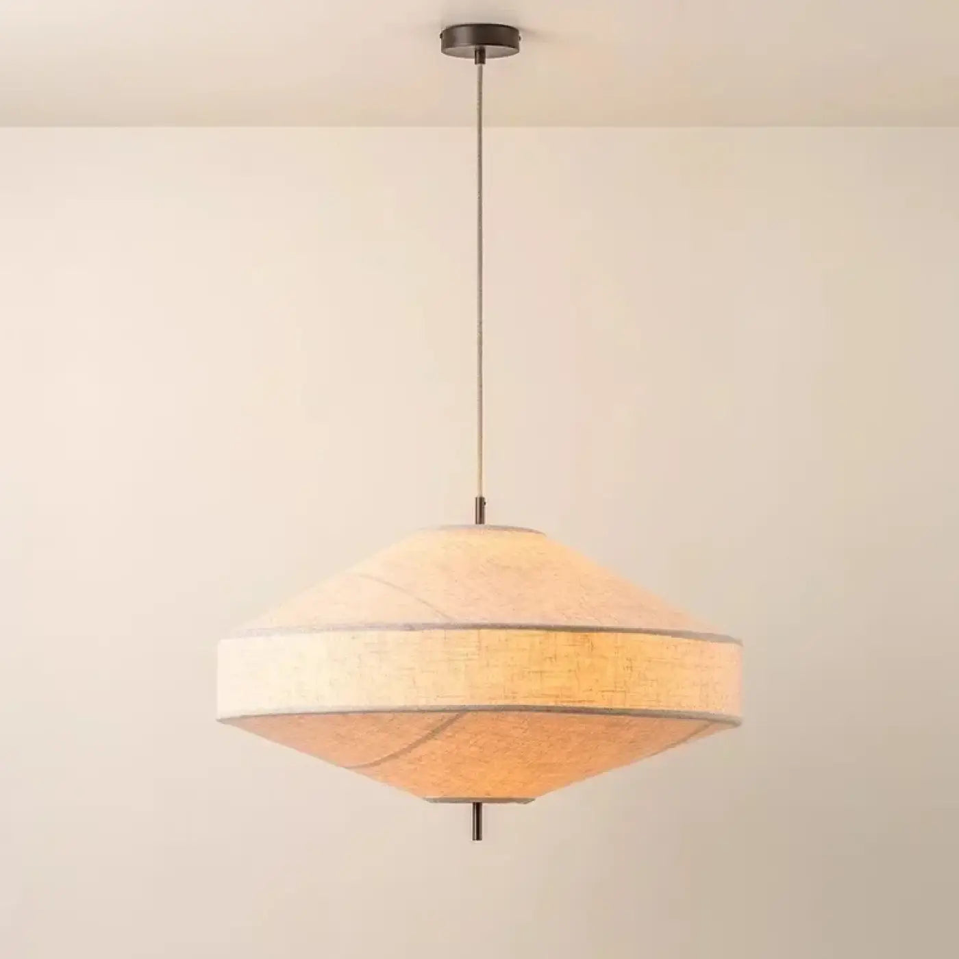 Suspension Luminaire Design en Tissu - Fouque