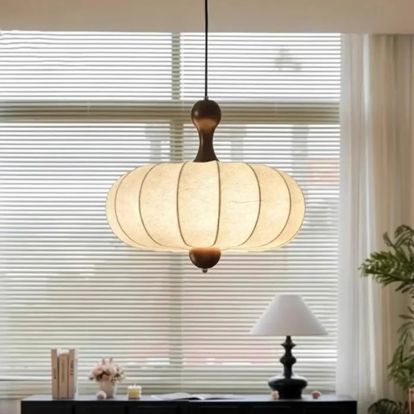Suspension Luminaire Design en Tissu - Pouni