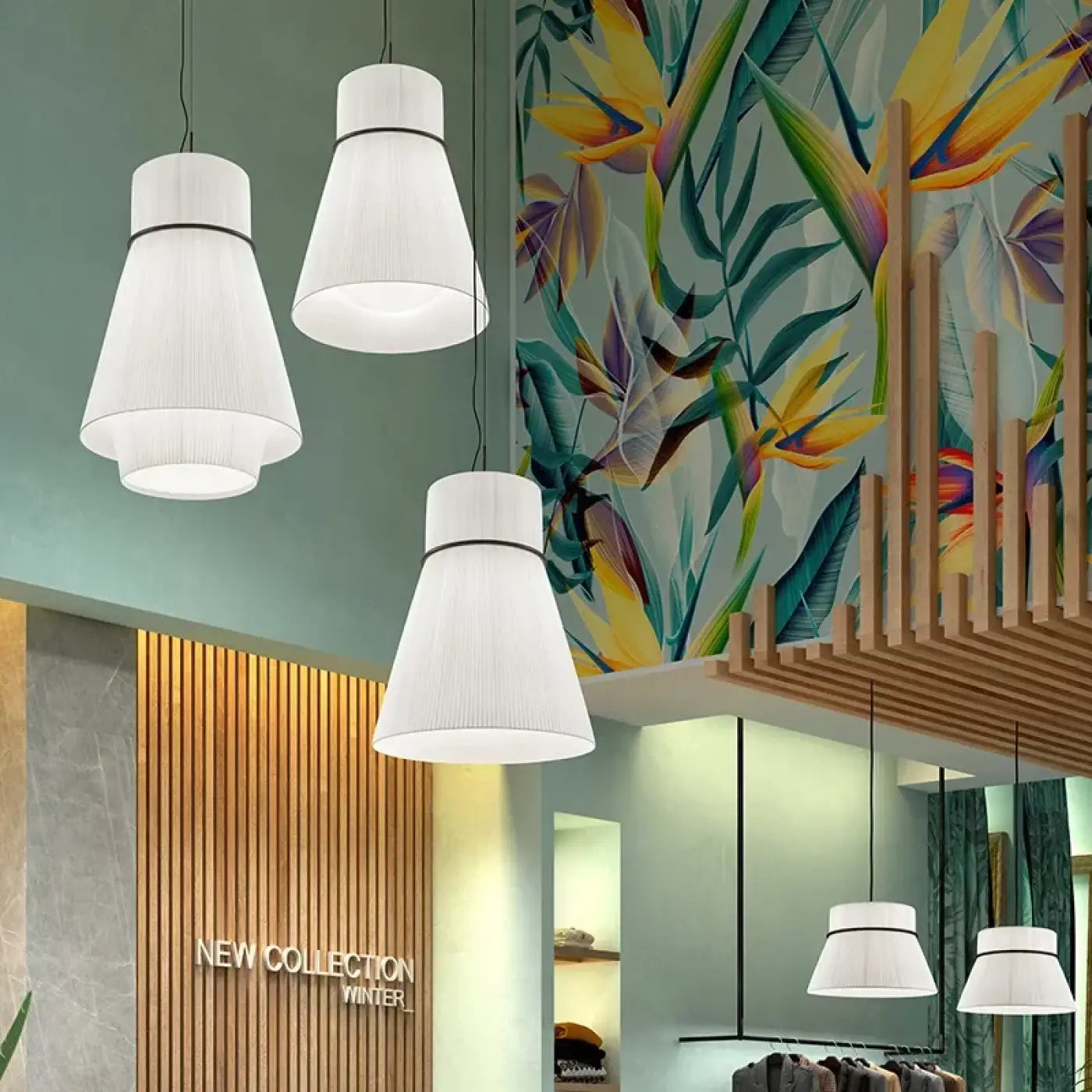 Suspension Luminaire Design en Tissu - Codi