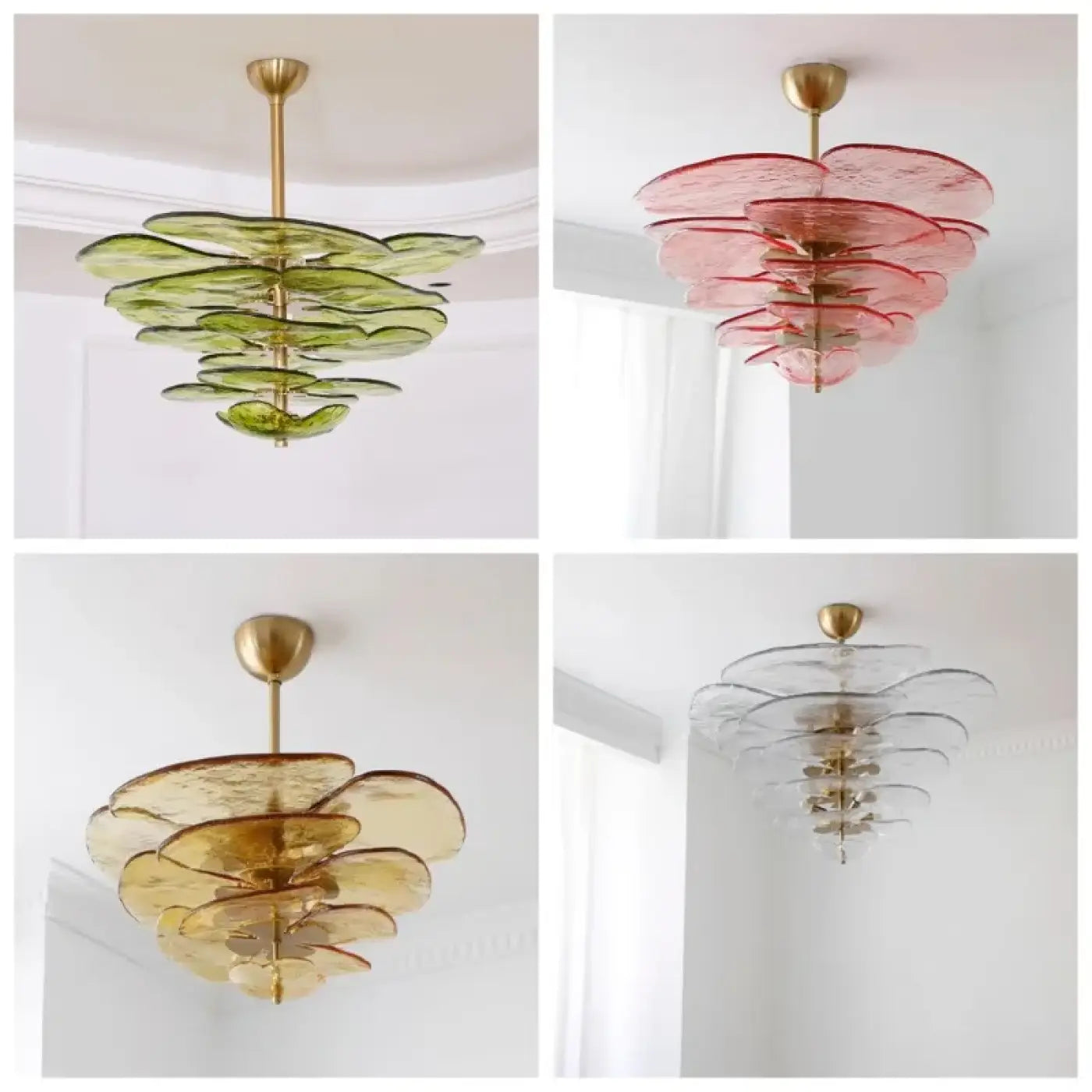 Suspension Luminaire Elegant en Verre - Guppe