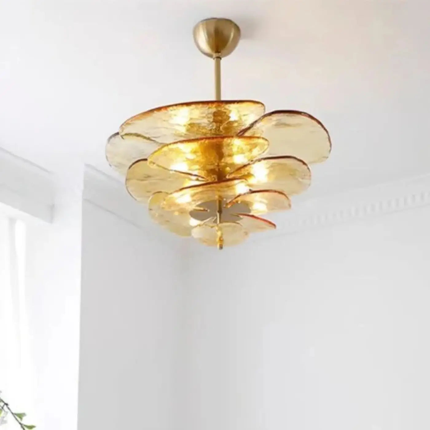 Suspension Luminaire Elegant en Verre - Guppe