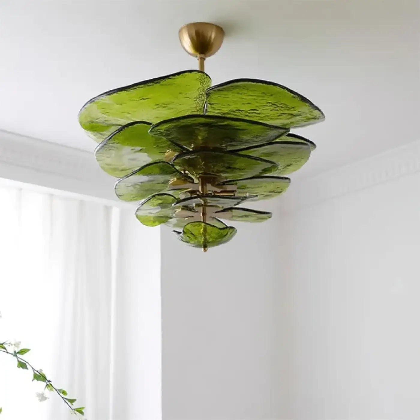 Suspension Luminaire Elegant en Verre - Guppe