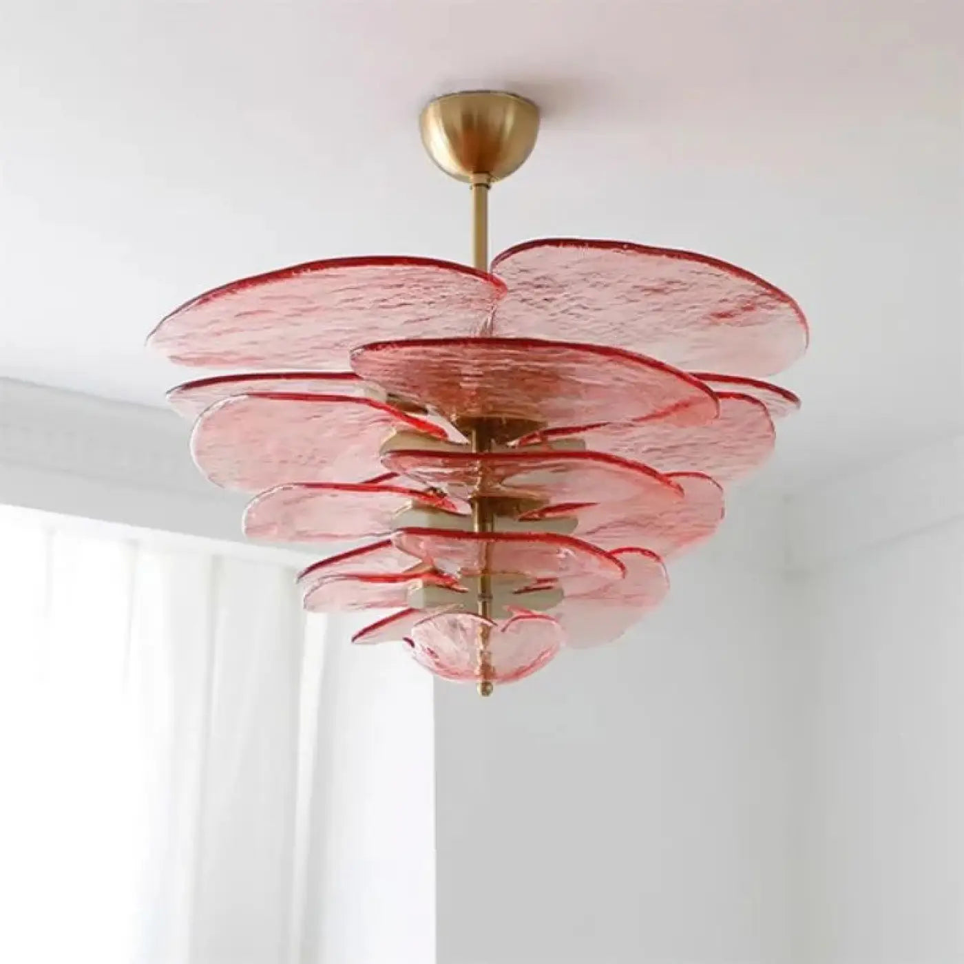 Suspension Luminaire Elegant en Verre - Guppe