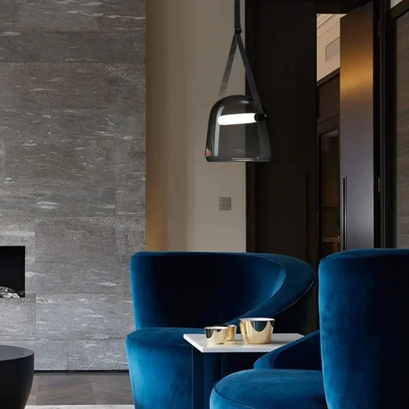 Suspension Luminaire Elegant en Verre - Fuga