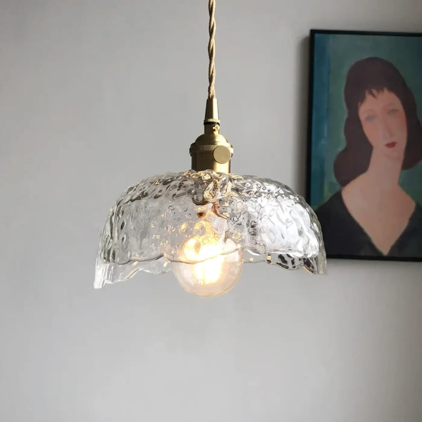 Suspension Luminaire Retro en Verre - Vretre