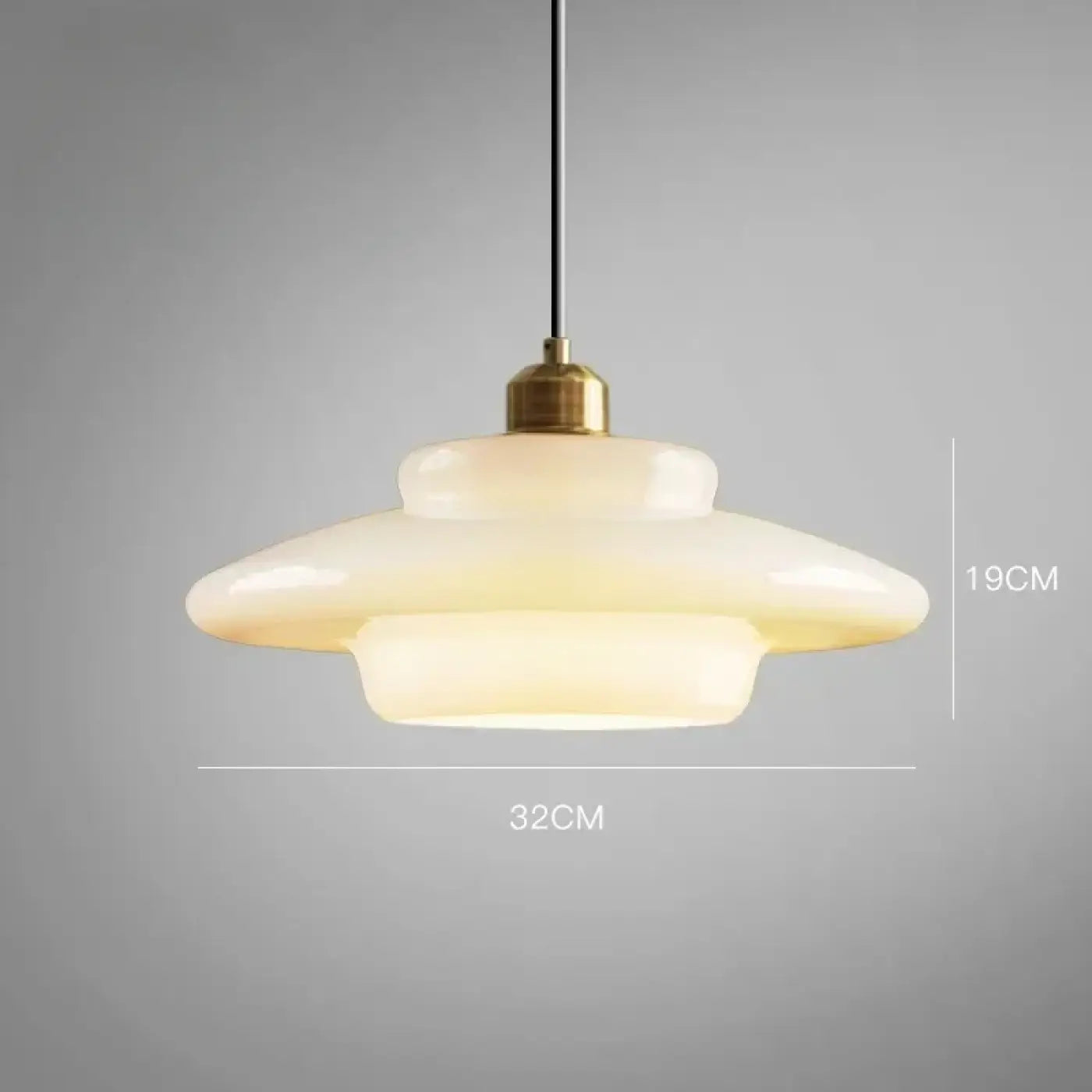 Suspension Luminaire Scandinave en Verre - Palin