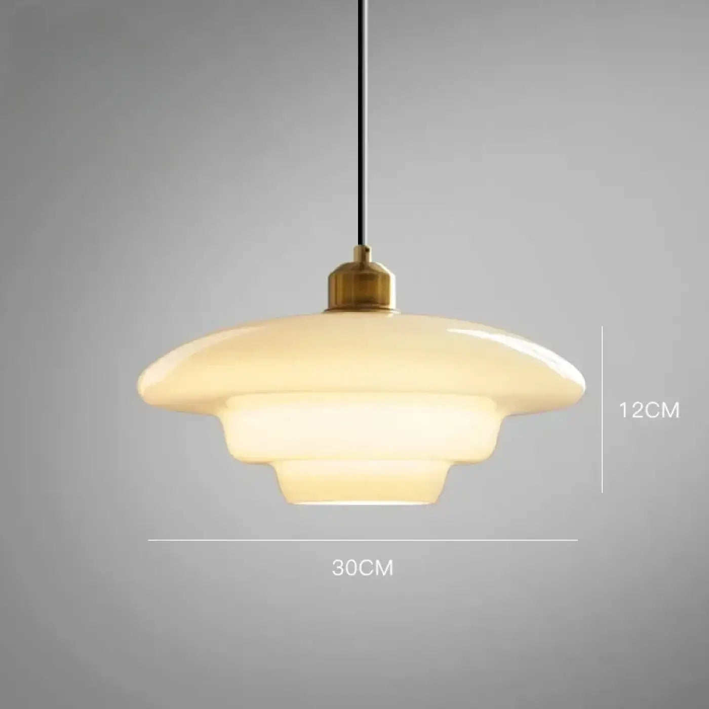 Suspension Luminaire Scandinave en Verre - Palin