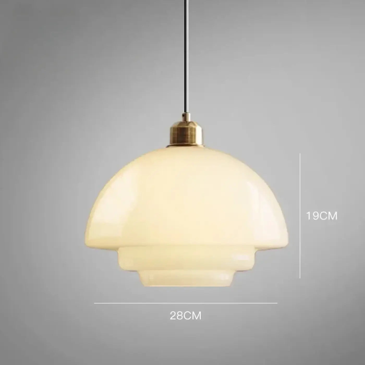 Suspension Luminaire Scandinave en Verre - Palin