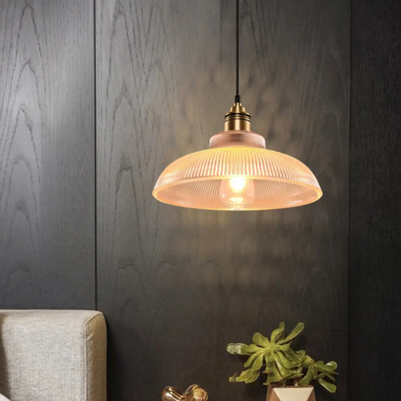 Suspension Luminaire Vintage en Verre - Vary
