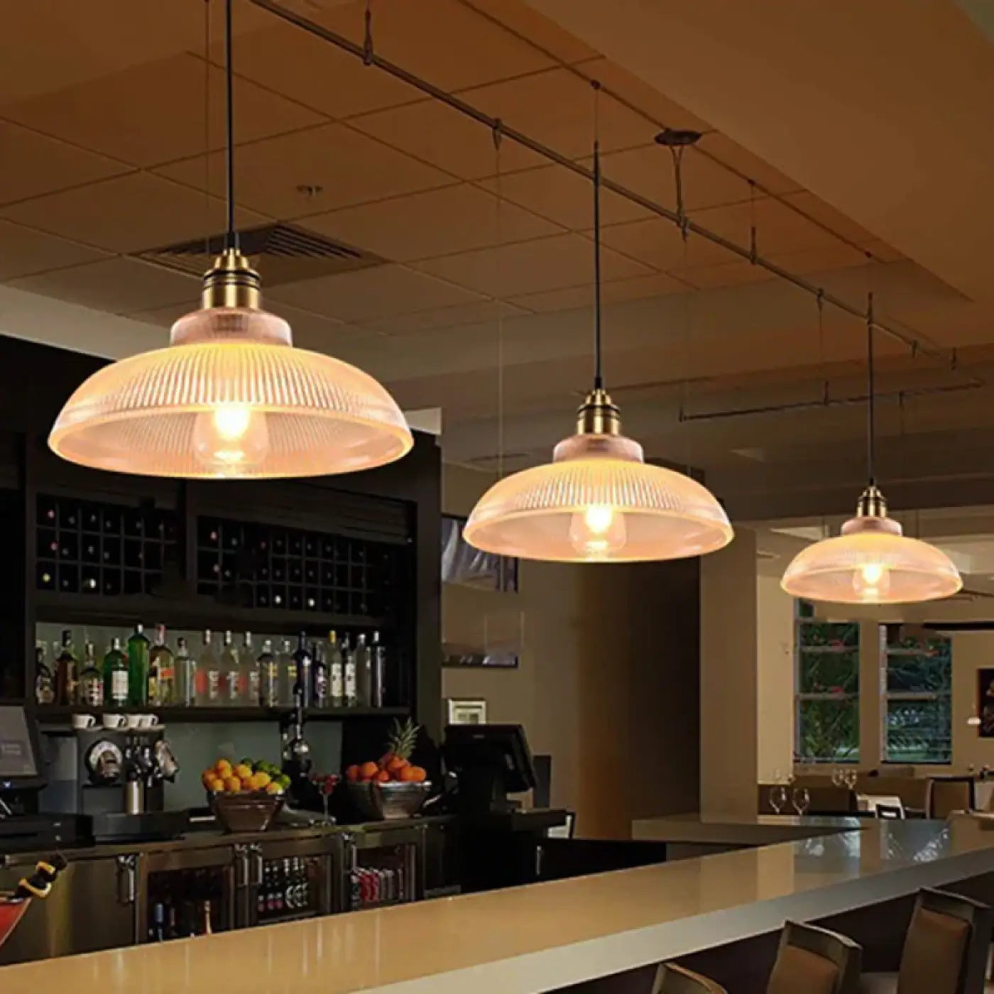 Suspension Luminaire Vintage en Verre - Vary