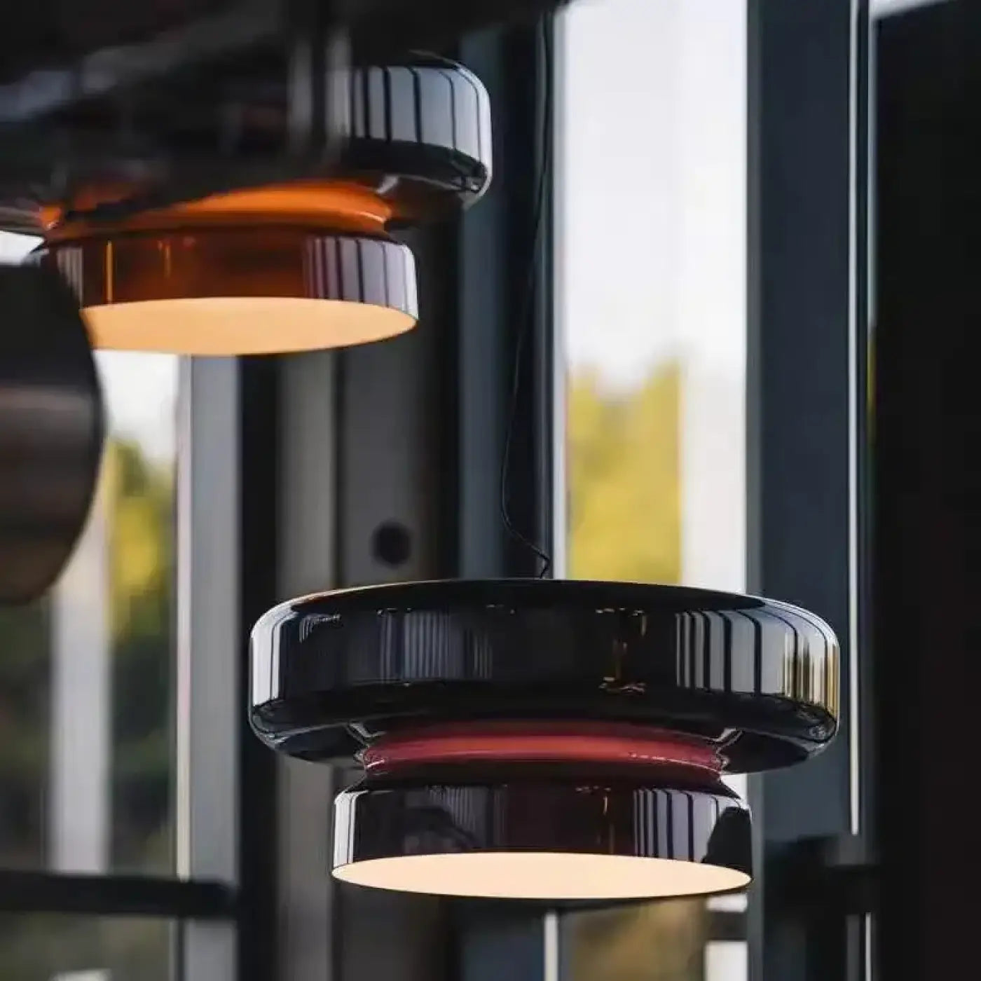 Suspension Luminaire Vintage en Verre - Dova