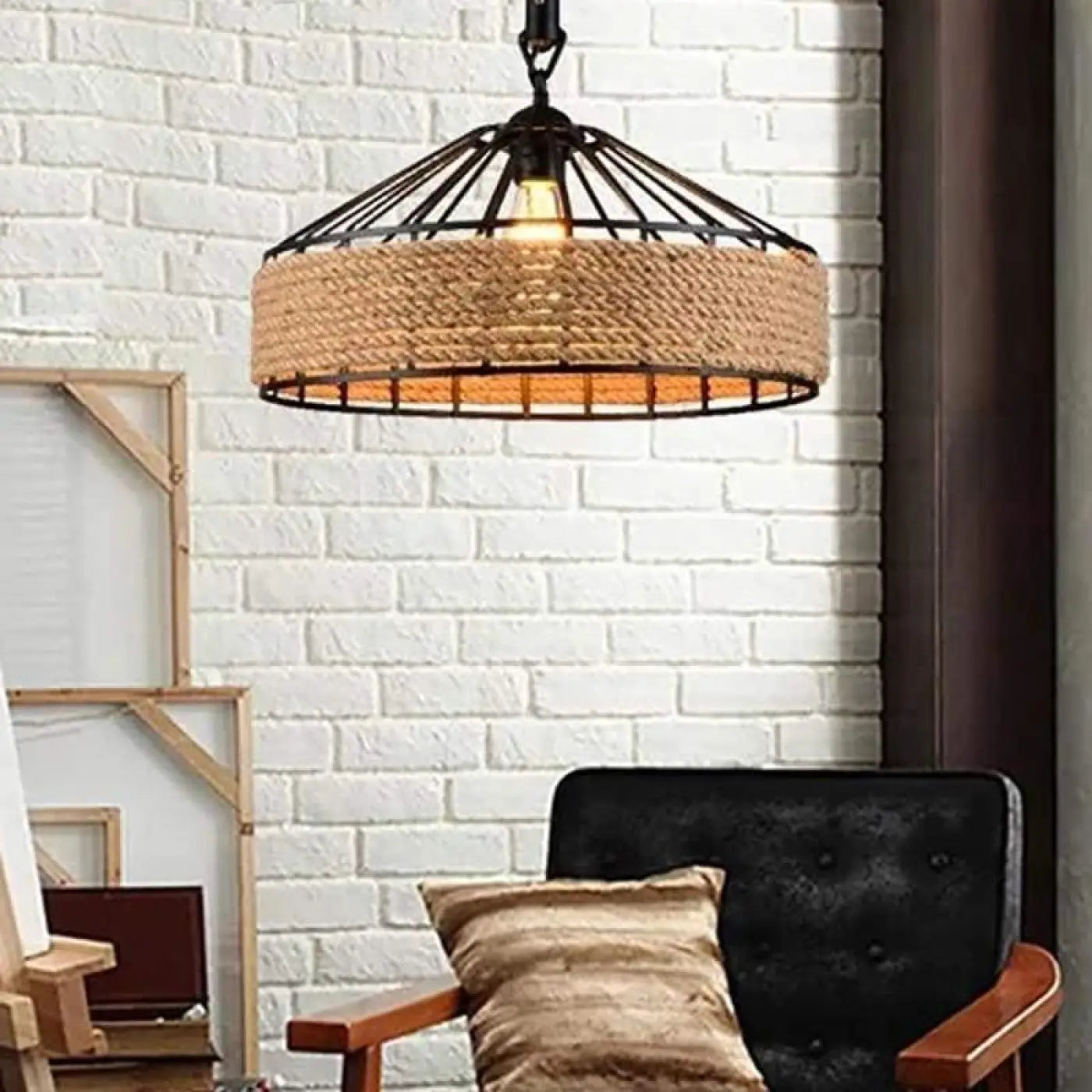 Suspension Luminaire Vintage - Corde