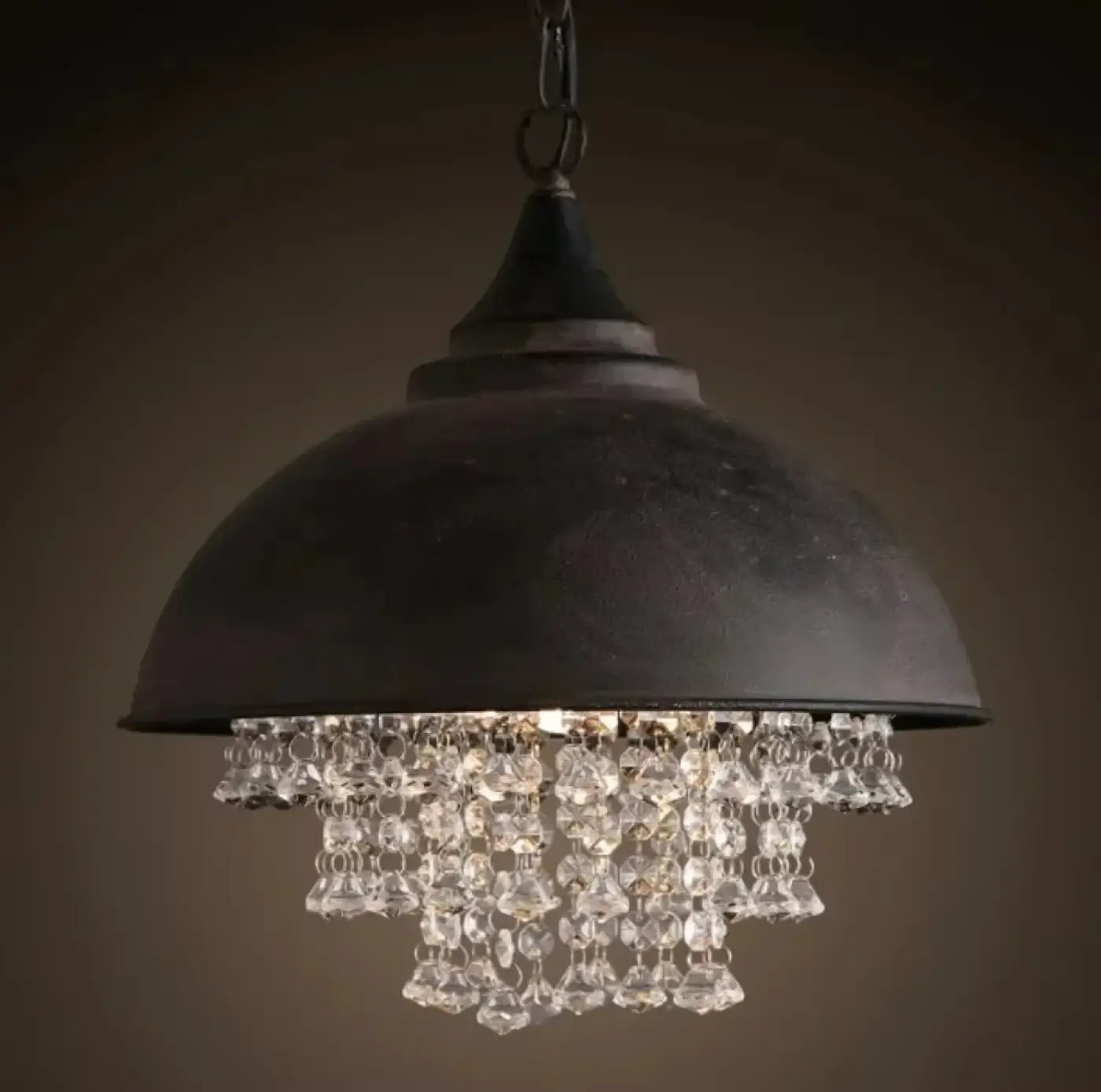 Suspension Luminaire Vintage en Metal - Noctea