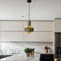 Suspension Luminaire Vintage en Verre - Ambre