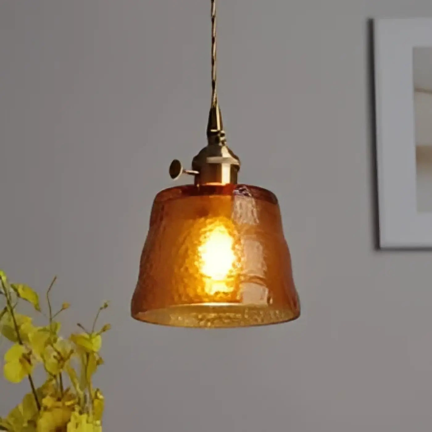 Suspension Luminaire Vintage en Verre - Nais