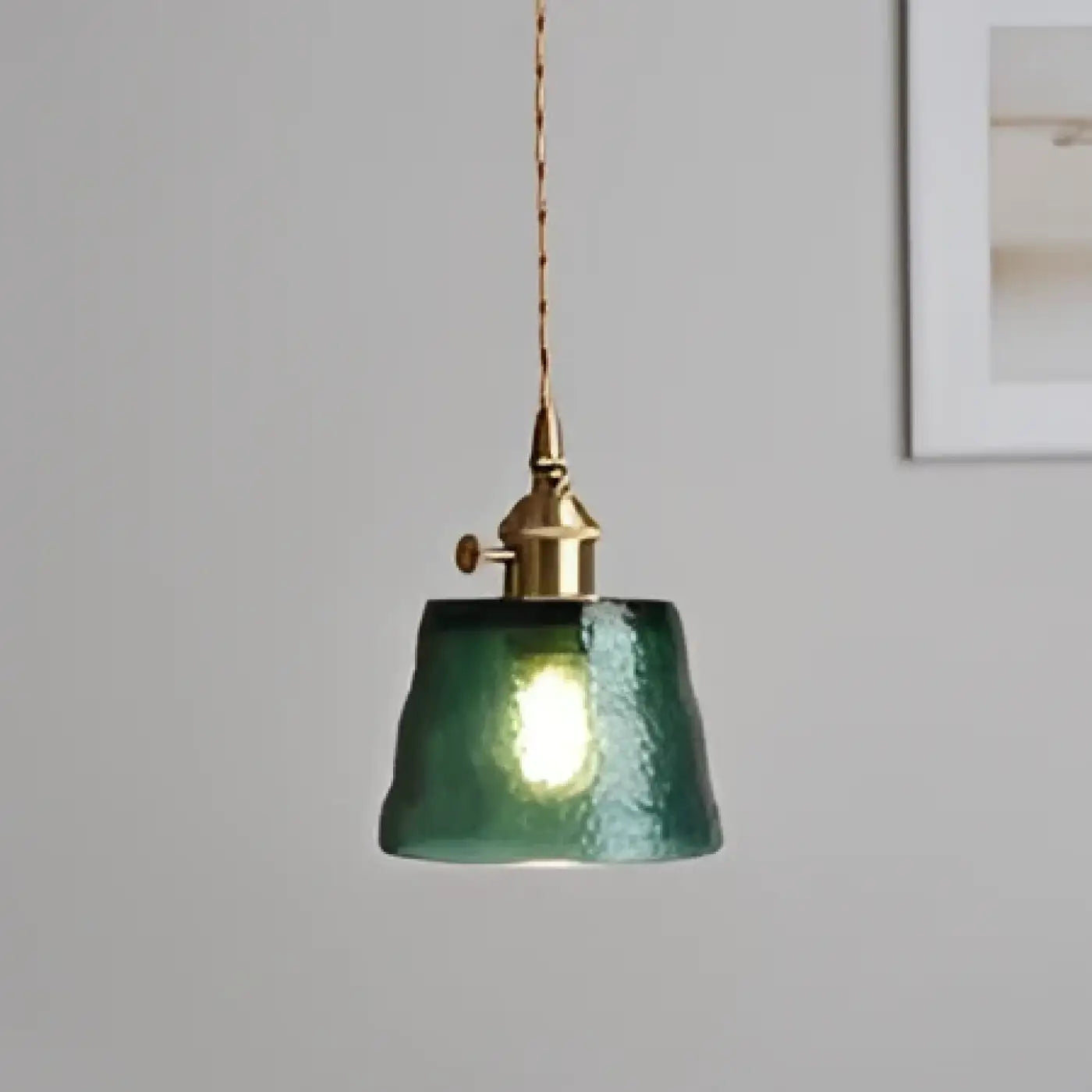 Suspension Luminaire Vintage en Verre - Nais