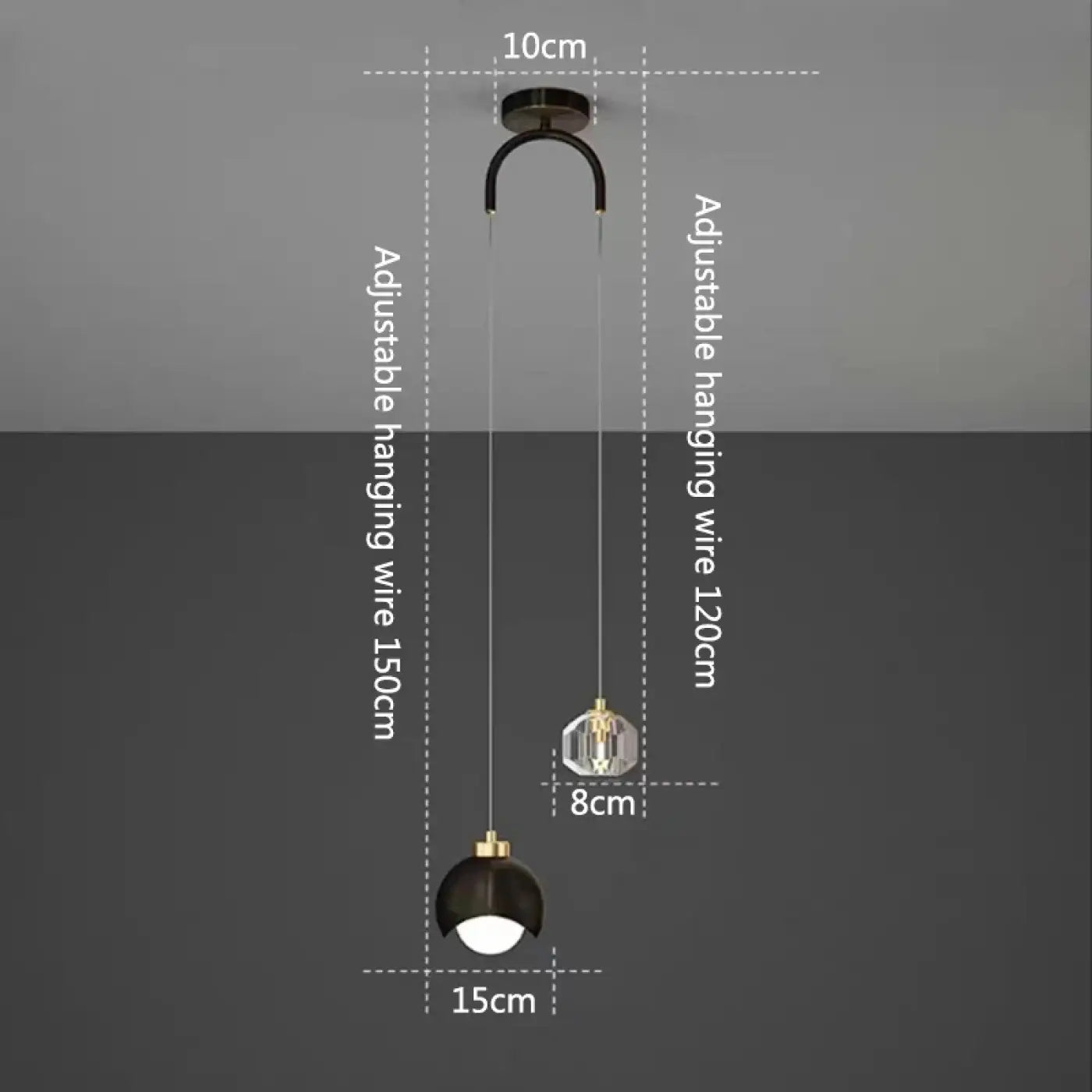 Suspension Luminaire Design - Duo