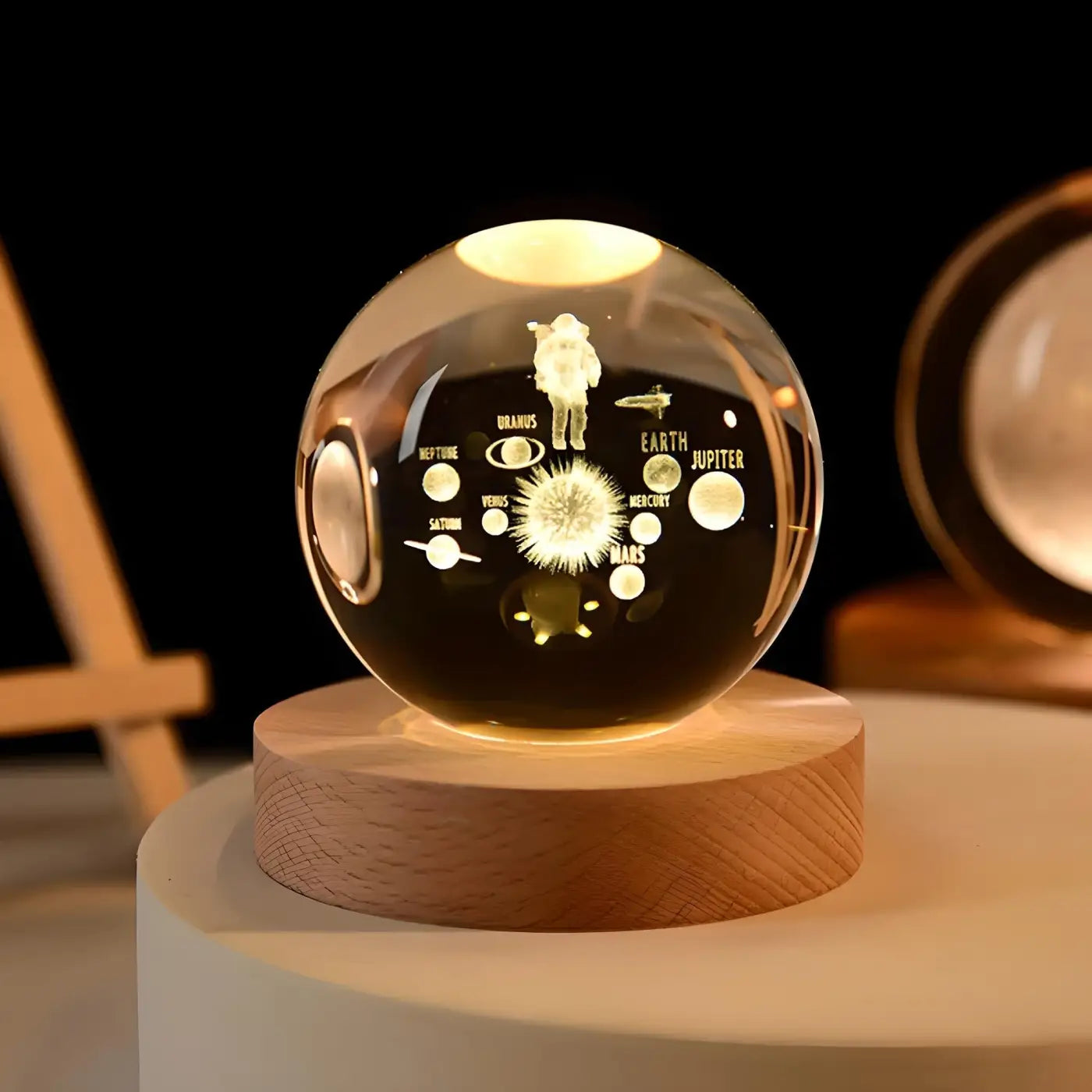 Veilleuse en Cristal - Cosmos