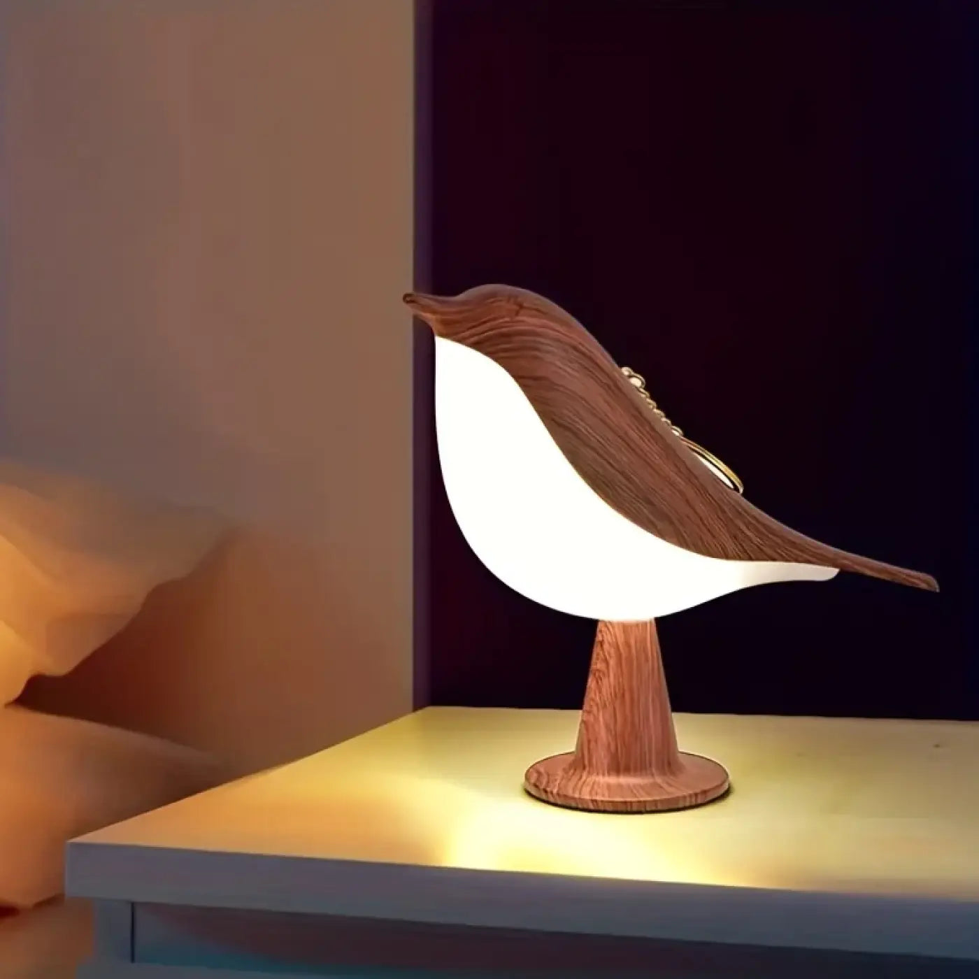 Veilleuse Scandinave en Bois - Birdy